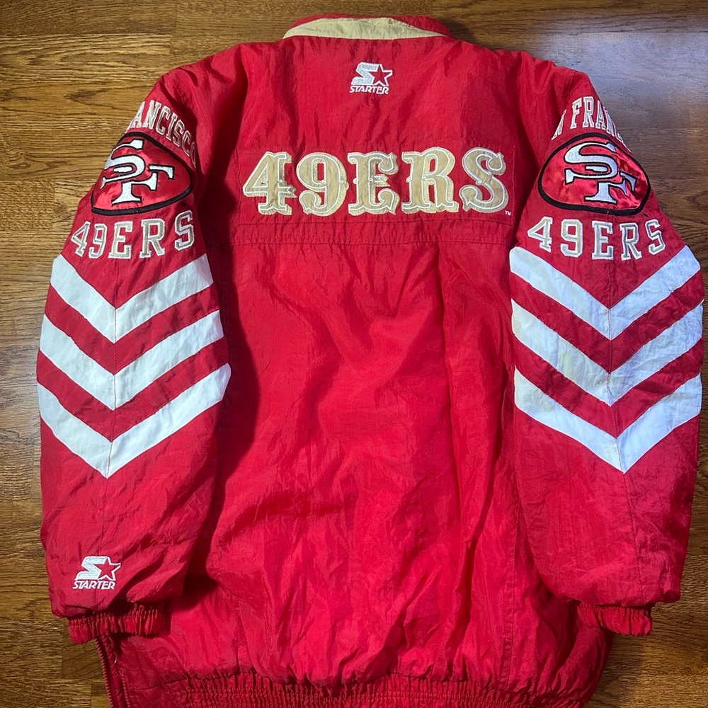 San Francisco 49ers Red Puffer Jacket